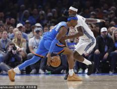 谢伊-吉尔杰斯-亚历山大關(guān)键助攻引爆比(bǐ)赛，雷霆力克灰熊