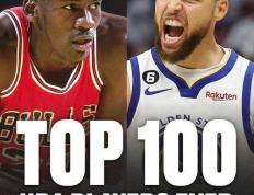 NBA历史地位前一百最新排(pái)名
