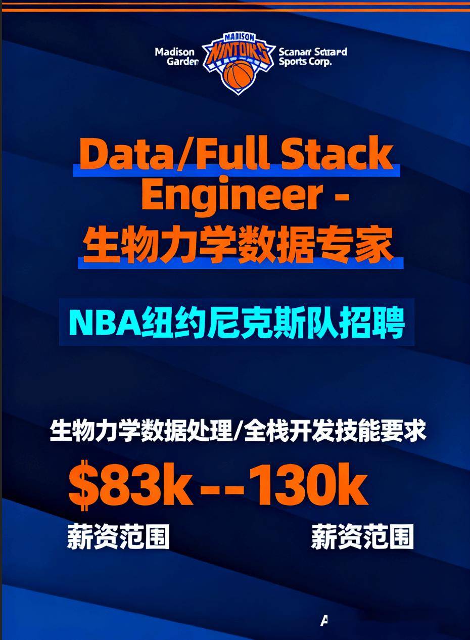 纽约尼克斯队-全栈工程师